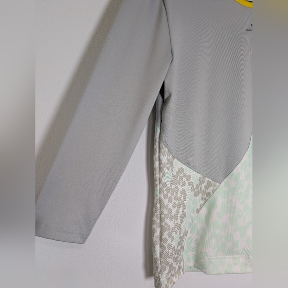 Stella McCartney for adidas Women's coloblock pattern Crew Neck Top Medium Eu40 - Picture 4 of 13